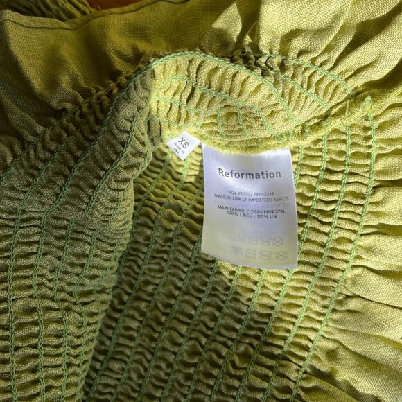 Reformation Tangerine Top - Spearmint - Picture 5 of 6